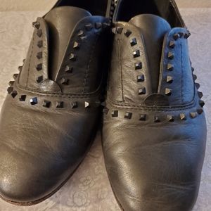Frye (Like New) Studded Oxfords